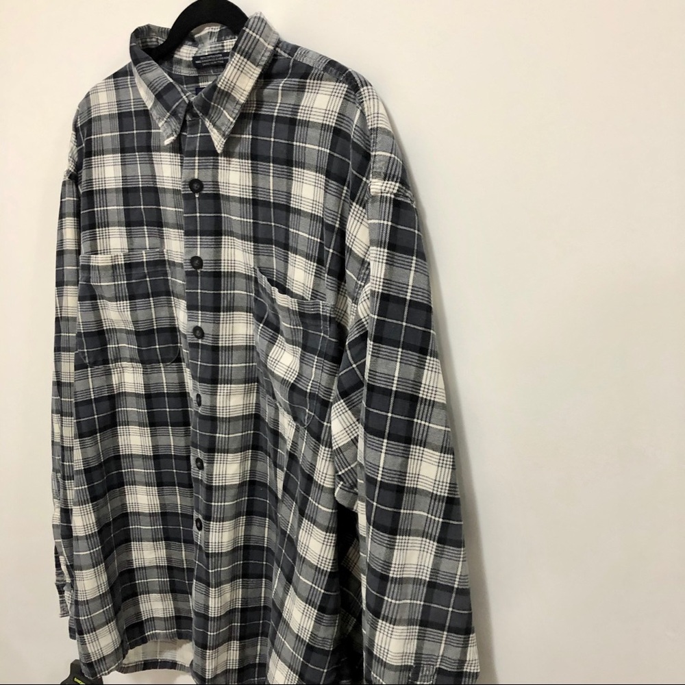 Club Monaco Button Up Flannel Shirt